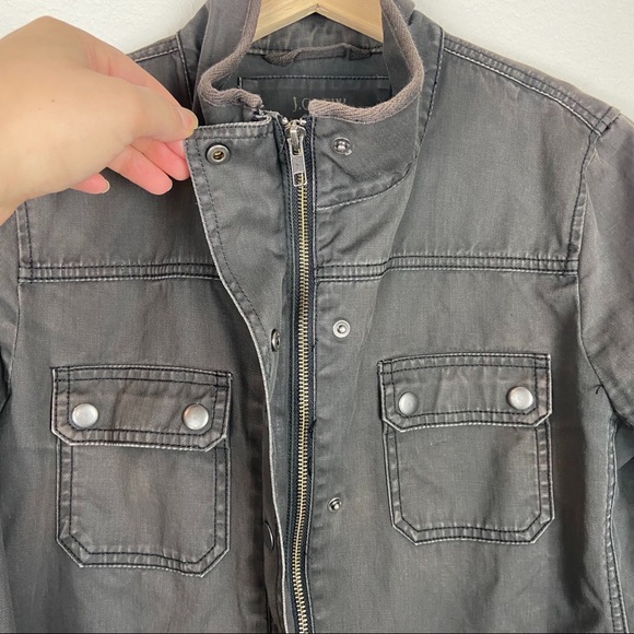 J CREW Relaxed Boyfriend Field Jacket Size M - Picture 3 of 7
